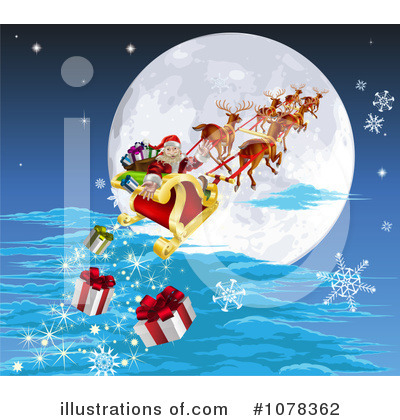 Royalty-Free (RF) Santa Clipart Illustration by AtStockIllustration - Stock Sample #1078362