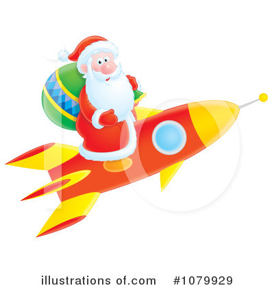 Royalty-Free (RF) Santa Clipart Illustration by Alex Bannykh - Stock Sample #1079929