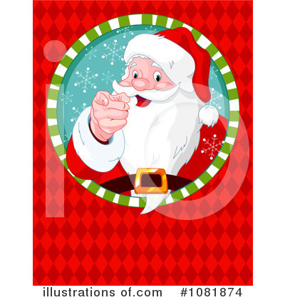 Royalty-Free (RF) Santa Clipart Illustration by Pushkin - Stock Sample #1081874