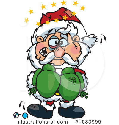 Royalty-Free (RF) Santa Clipart Illustration by Dennis Holmes Designs - Stock Sample #1083995