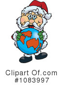 Santa Clipart #1083997 by Dennis Holmes Designs