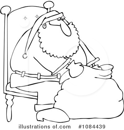 Royalty-Free (RF) Santa Clipart Illustration by djart - Stock Sample #1084439