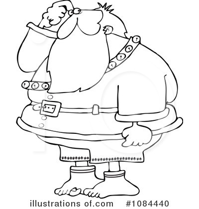 Royalty-Free (RF) Santa Clipart Illustration by djart - Stock Sample #1084440