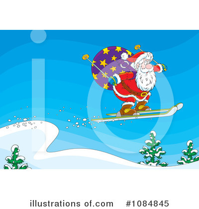 Royalty-Free (RF) Santa Clipart Illustration by Alex Bannykh - Stock Sample #1084845