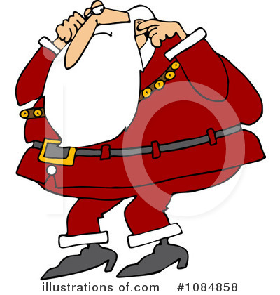 Royalty-Free (RF) Santa Clipart Illustration by djart - Stock Sample #1084858