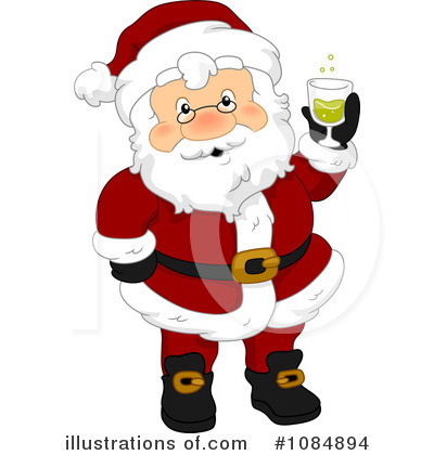 Royalty-Free (RF) Santa Clipart Illustration by BNP Design Studio - Stock Sample #1084894