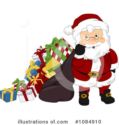 Santas Sack Clipart #1084910 by BNP Design Studio