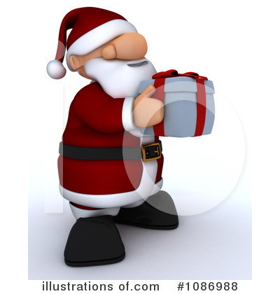 Royalty-Free (RF) Santa Clipart Illustration by KJ Pargeter - Stock Sample #1086988