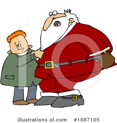 Royalty-Free (RF) Santa Clipart Illustration by djart - Stock Sample #1087105