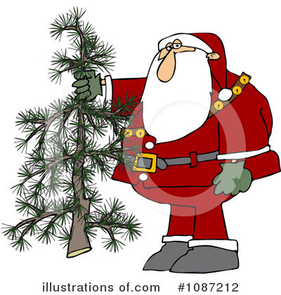 Royalty-Free (RF) Santa Clipart Illustration by djart - Stock Sample #1087212