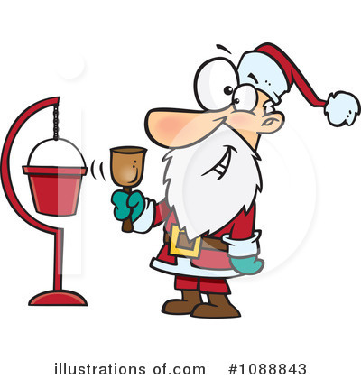 Santa Clipart #1088843 by toonaday