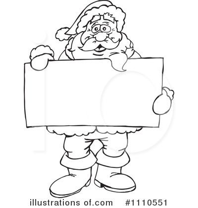 Royalty-Free (RF) Santa Clipart Illustration by Dennis Holmes Designs - Stock Sample #1110551