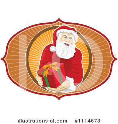 Royalty-Free (RF) Santa Clipart Illustration by patrimonio - Stock Sample #1114673