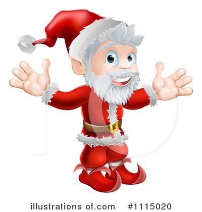 Royalty-Free (RF) Santa Clipart Illustration by AtStockIllustration - Stock Sample #1115020