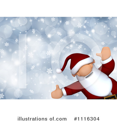 Royalty-Free (RF) Santa Clipart Illustration by KJ Pargeter - Stock Sample #1116304
