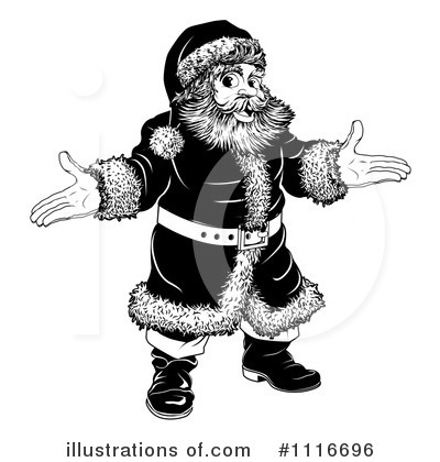 Royalty-Free (RF) Santa Clipart Illustration by AtStockIllustration - Stock Sample #1116696