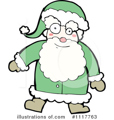 Santa Clipart #1117763 by lineartestpilot