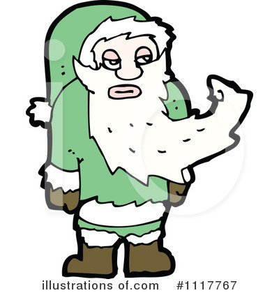 Royalty-Free (RF) Santa Clipart Illustration by lineartestpilot - Stock Sample #1117767