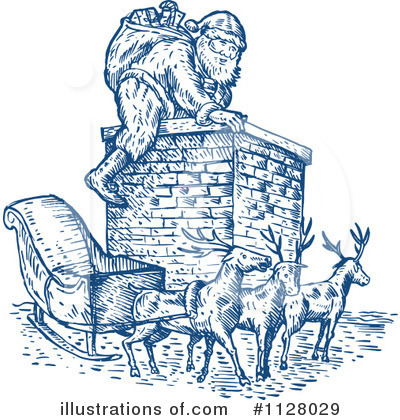 Royalty-Free (RF) Santa Clipart Illustration by patrimonio - Stock Sample #1128029