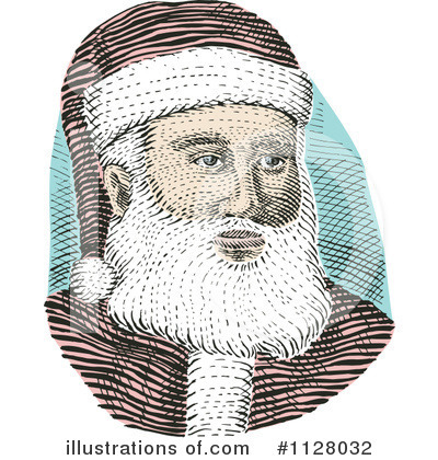 Royalty-Free (RF) Santa Clipart Illustration by patrimonio - Stock Sample #1128032
