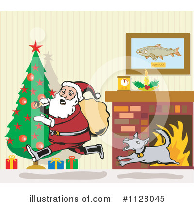 Royalty-Free (RF) Santa Clipart Illustration by patrimonio - Stock Sample #1128045