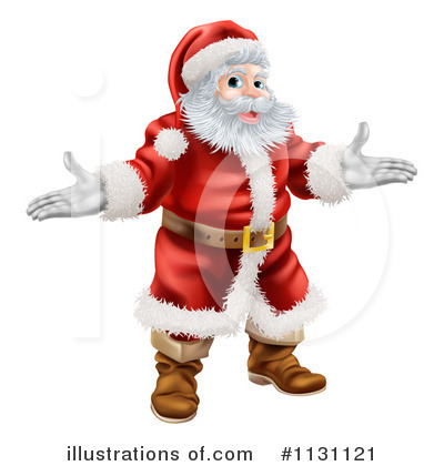 Royalty-Free (RF) Santa Clipart Illustration by AtStockIllustration - Stock Sample #1131121