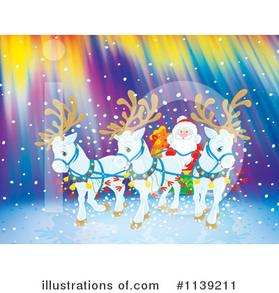 Royalty-Free (RF) Santa Clipart Illustration by Alex Bannykh - Stock Sample #1139211