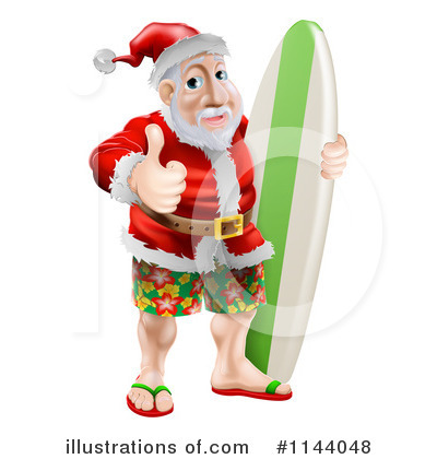 Royalty-Free (RF) Santa Clipart Illustration by AtStockIllustration - Stock Sample #1144048