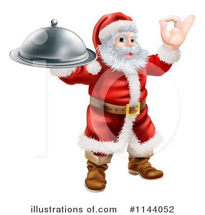 Royalty-Free (RF) Santa Clipart Illustration by AtStockIllustration - Stock Sample #1144052