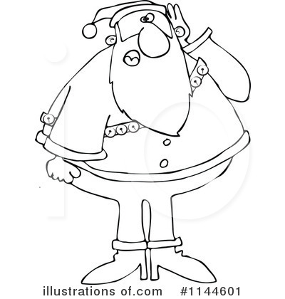 Royalty-Free (RF) Santa Clipart Illustration by djart - Stock Sample #1144601
