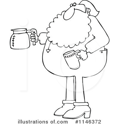 Royalty-Free (RF) Santa Clipart Illustration by djart - Stock Sample #1146372