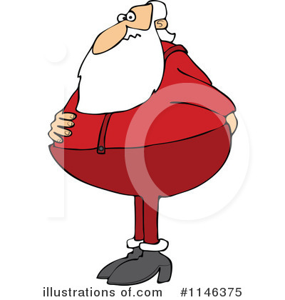 Royalty-Free (RF) Santa Clipart Illustration by djart - Stock Sample #1146375