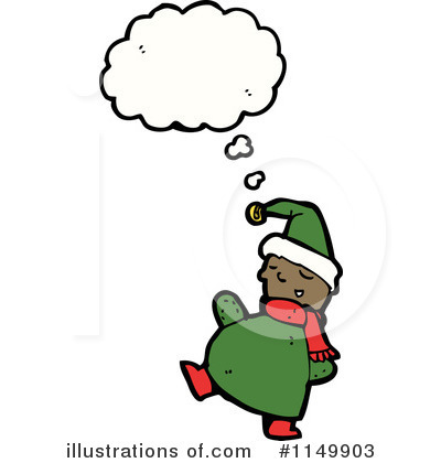 Royalty-Free (RF) Santa Clipart Illustration by lineartestpilot - Stock Sample #1149903