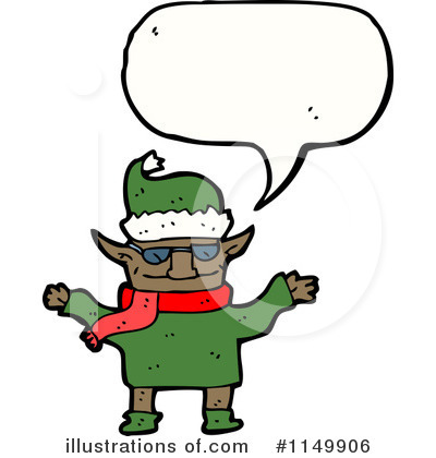 Christmas Elf Clipart #1149906 by lineartestpilot