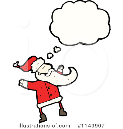 Royalty-Free (RF) Santa Clipart Illustration by lineartestpilot - Stock Sample #1149907