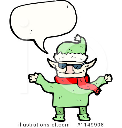Christmas Elf Clipart #1149908 by lineartestpilot