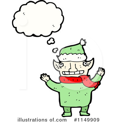 Christmas Elf Clipart #1149909 by lineartestpilot