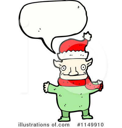 Christmas Elf Clipart #1149910 by lineartestpilot