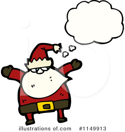 Royalty-Free (RF) Santa Clipart Illustration by lineartestpilot - Stock Sample #1149913