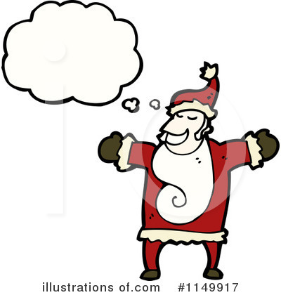 Royalty-Free (RF) Santa Clipart Illustration by lineartestpilot - Stock Sample #1149917