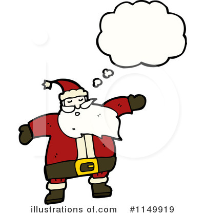 Royalty-Free (RF) Santa Clipart Illustration by lineartestpilot - Stock Sample #1149919