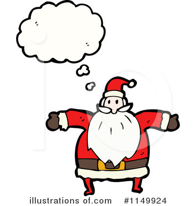 Royalty-Free (RF) Santa Clipart Illustration by lineartestpilot - Stock Sample #1149924