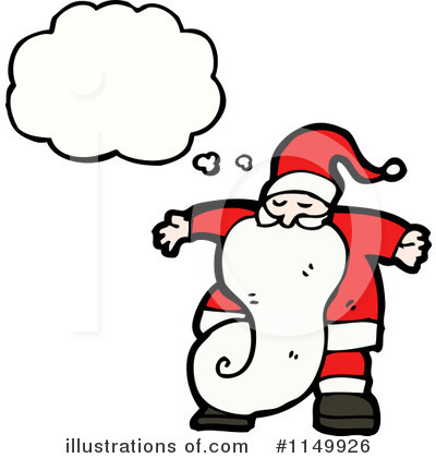 Royalty-Free (RF) Santa Clipart Illustration by lineartestpilot - Stock Sample #1149926
