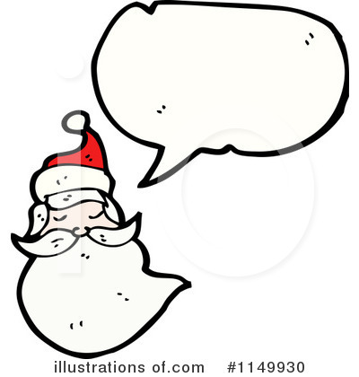 Royalty-Free (RF) Santa Clipart Illustration by lineartestpilot - Stock Sample #1149930