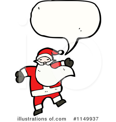 Royalty-Free (RF) Santa Clipart Illustration by lineartestpilot - Stock Sample #1149937