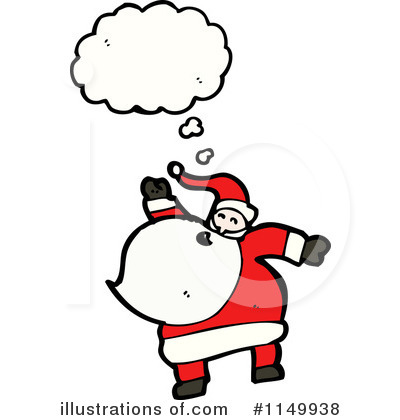 Royalty-Free (RF) Santa Clipart Illustration by lineartestpilot - Stock Sample #1149938