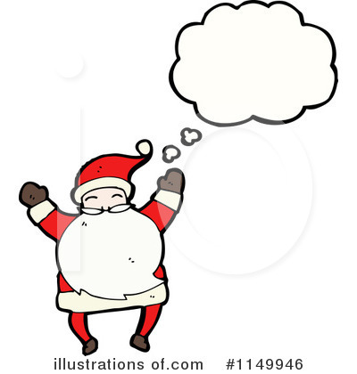 Royalty-Free (RF) Santa Clipart Illustration by lineartestpilot - Stock Sample #1149946