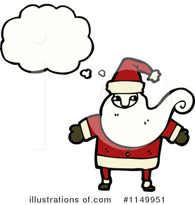 Royalty-Free (RF) Santa Clipart Illustration by lineartestpilot - Stock Sample #1149951