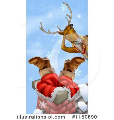 Royalty-Free (RF) Santa Clipart Illustration by AtStockIllustration - Stock Sample #1150690