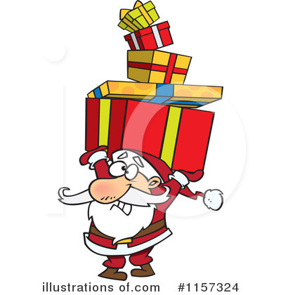 Christmas Gift Clipart #1157324 by toonaday